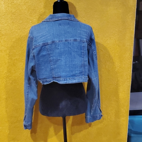 Lipsy Jackets & Coats Denim Cropped Jacket Poshmark